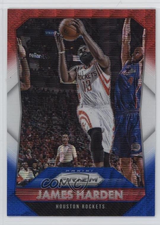 2015-16 Panini Prizm Red White & Blue Prizm James Harden #213 0g65