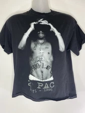 VTG Tupac Shakur 2Pac 2006 Westcoast Hip Hop Rap T Shirt Large Double Sided