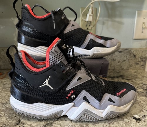 Nike Air Jordan Westbrook One Take Black Cement CJ0780-001 Men’s 11 Basketball