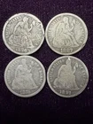 Full Rim Lot of Liberty Seated Dimes Silver Very Good G to VG