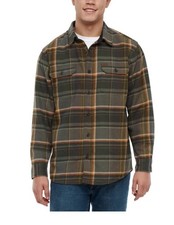 Orvis Men's Heavyweight Flannel Shirt Mens XXL Green Plaid Button Up NWT