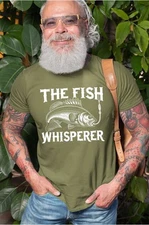Men's Fishing shirt Funny Fishing tee Grandpa dad Husband Father's day gift tee