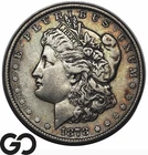 1878 8TF Morgan Silver Dollar Coin, 8 Tail Feather, Choice VF++