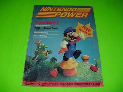 Nintendo Power Magazine #1 missing poster in GOOD COND July/Aug 1988! 1st print