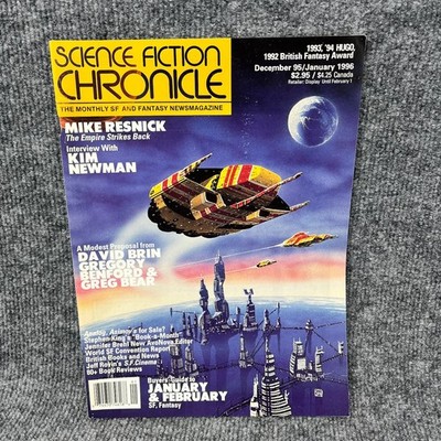 Science Fiction Chronicle Magazine Dec 95 / Jan 96 Vol 17 #2 SF Fantasy News