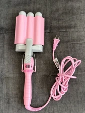 Gently Used Mermade Hair  PRO Hair Waver 3 Barrel Curling Iron 1.25”