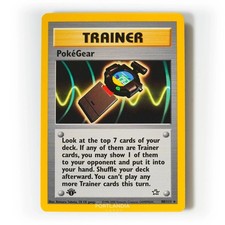 Pokemon - PokéGear - 1st Edition - Non Holo - 88/111 - Neo Genesis - Rare Card