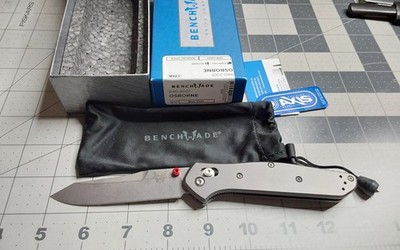 g Benchmade Boxed Limited Edition 1058 Titanium Knife Folding Blade Knife