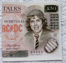 7 !!! NUR DAS COVER !!!    AC/DC Moneytalks  ...