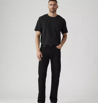 Levi's 514  Straight Men's Jeans, Native Cali - Black | NEW