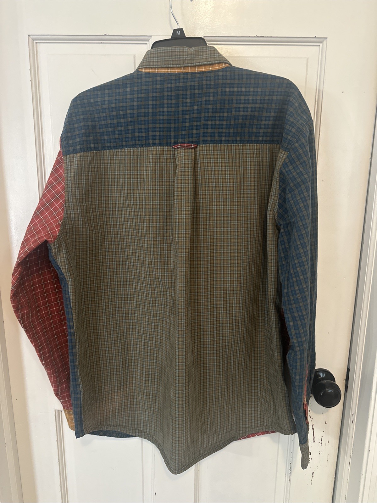 Woolrich Halifax Patchwork Plaid Long Sleeve Men’… - image 3