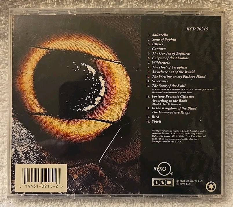 A Passage in Time by Dead Can Dance (1991, RYKO/4AD Audio CD (USA
