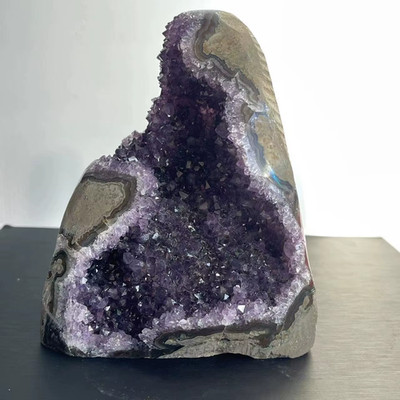 Natürlicher Amethyst Kristall Cluster Quarz Heilstein Mineral Dekor
