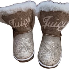 Juicy Couture Girls Boots Size 1M