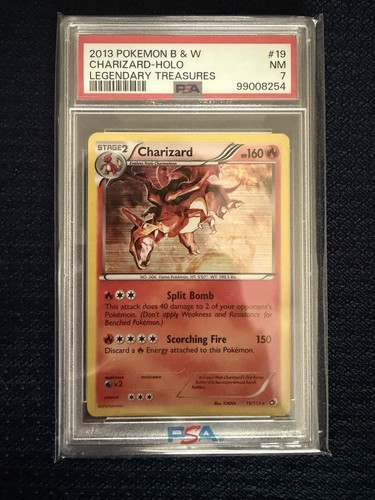 Charizard graded PSA 7 for sale on eBay