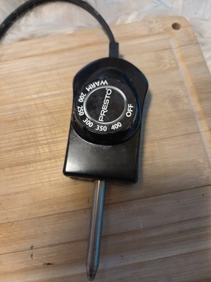 Presto #2221-1 Electric Fry Pan  Skillet Plug/Cord Temp Heat Control .tested 