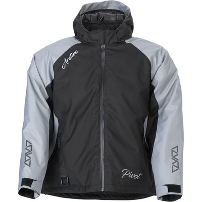 Arctiva Pivot 5 Insulated Womens Jacket (Lg, Gray/Black)