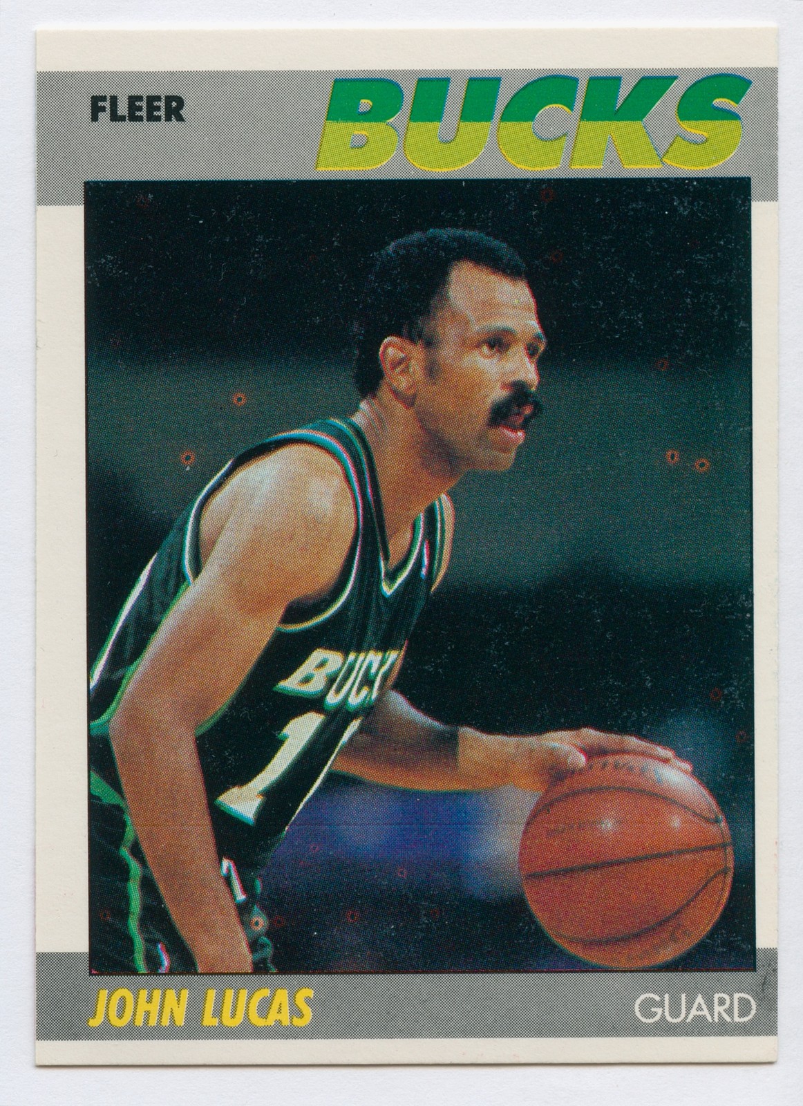 John Lucas #66 - 1987-88 Fleer Basketball - Milwaukee Bucks