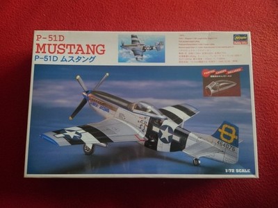 1:72 Hasegawa P-51D Mustang mit Zubehör