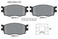 NEU - Textar 2501901 Bremsbelagsatz, Scheibenbremse FüR Hyundai