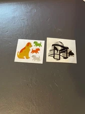 Vintage 1980s 2 Hambly  Stickers