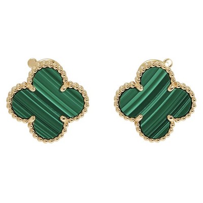 Van Cleef & Arpels Vintage Alhambra Earrings K18 yellow gold VCARO3QL00 Outlet