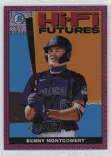 2022 Bowman Hi-Fi Futures Mega Box Pink Mojo Refractor /199 Benny Montgomery yj7