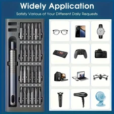 25pcs Mini Screwdriver Set, flat-head and cross-head small screwdriver set - New