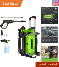 13 Amp Electric Pressure Washer - 2100 PSI Power Washer for All Outdoor Cleaning