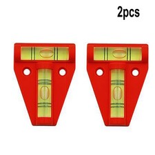2x Two-Way T-Shape Leveller Bubble Spirit Level For Pictures TVS,Caravans 60X45