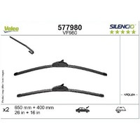 2X Wischblatt Vorne FüR Honda HR-V RV 1.5 21 Bis 26 Valeo H5F408 D4FE