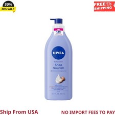 NIVEA Shea Nourish Body Lotion for Dry Skin with 16.9 Fl Oz New