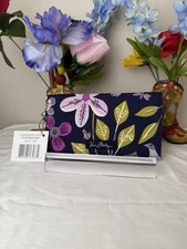 Vera Bradley Floral Nightingale Checkbook Cover Retired NWT