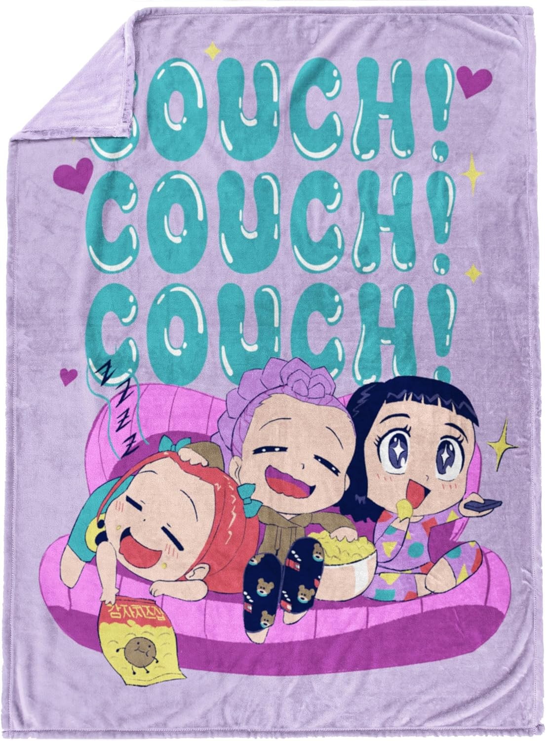 Jay Franco Kpop Demon Hunters Kids Plush Throw Blanket – Ultra Soft Cozy 50 x 