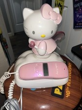 Vintage Hello Kitty Phone Fairy Corded Telephone Landline Pink Sanrio Caller ID