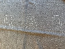 1935-45! Orig. Wolldecke Teppich Reichsarbeitsdienst RAD 2. Weltkrieg Wehrmacht