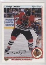 1990-91 Upper Deck Jocelyn Lemieux #544 8d2