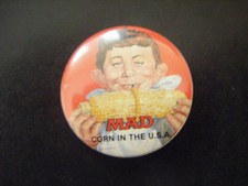 Vintage MAD Magazine Alfred E. Neuman Pinback 