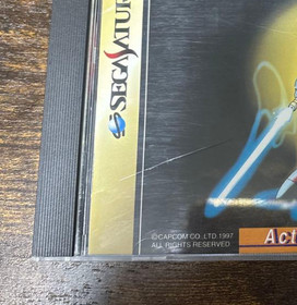 Rockman X4 for Sega Saturn SS software with case, manual japan JP used junk