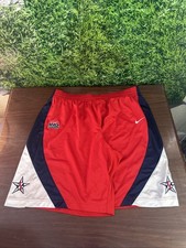 USA Men's Basketball Nike Game Shorts Red/Navy/White Size 44+2