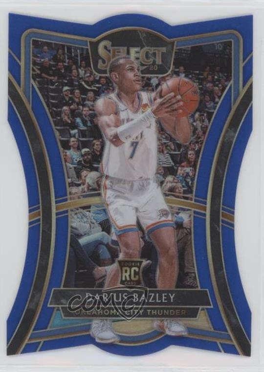2019-20 Panini Select Premier Level Blue Prizm 38/249 Darius Bazley #116 5xx