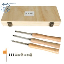 NEW Woodturning Tool  Mini Size With Comfort Grip Handles For Turning Pens 3PCS