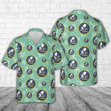 US Navy SEABEES Naval Construction Force NCF Hawaiian Shirt