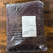 Non-Slip Absorbent Brown Chenille 2pc Bath Rug Set w/ Toilet Mat Solid