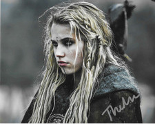 * THEA SOFIE LOCH NAESS * signed 8x10 photo * THE LAST KINGDOM * COA *