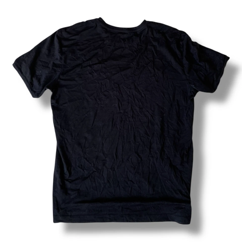 Icebreaker Men's Tech T Lite Short Sleeve Stag Shirt, Black, Large - Image 2 of 4