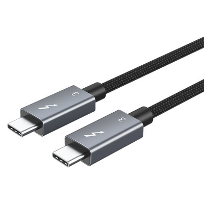0,7m Thunderbolt 3 Kabel 40 Gbit/s 100W 5A Laden USB C externen SSD eG HUB Dock