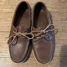 Sebago Docksides Women  s Brown Shoes Loafers Size 8 M Very Good