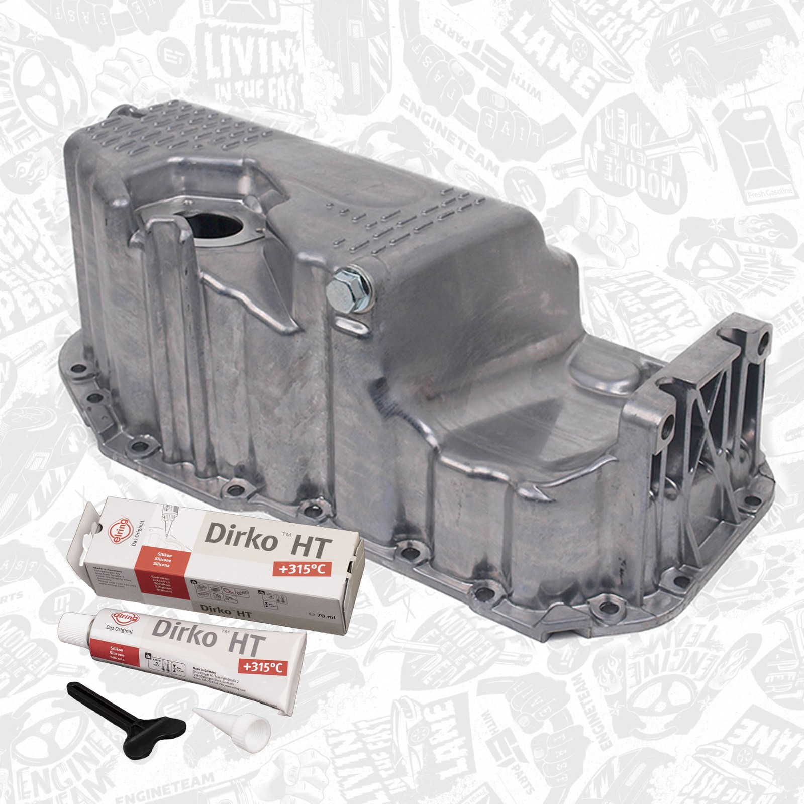 Oil Pan With Sealant For VW SKODA SEAT AUDI 1.4 TSI TFSI 03C103603T D176404A2