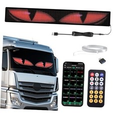 52x8 Led Eyes Light for Windshield, Devil Eyes with App Control and 1Pc-52x8"